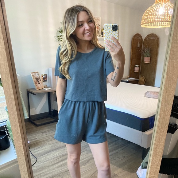 lane 201 Other - Two piece Blue-green lounge set